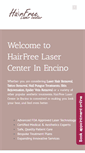 Mobile Screenshot of hairfreelasercenter.com